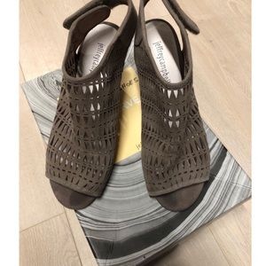 Jeffrey Campbell open toe bootie